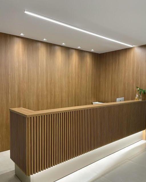 reception desk wrapping ideas for luxury offices in dubai